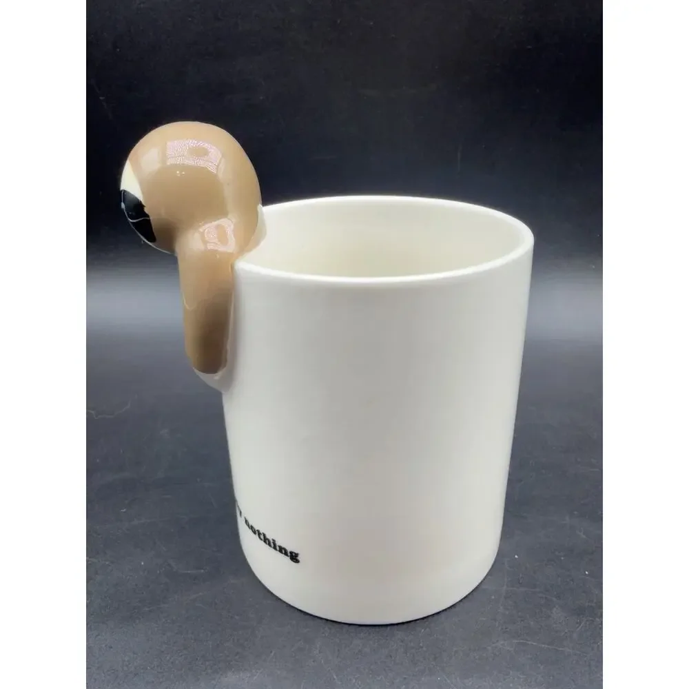 Decodyne 3D Sloth Mug Today I Will Do Absolutely Nothing Coffee Cup 12 Oz